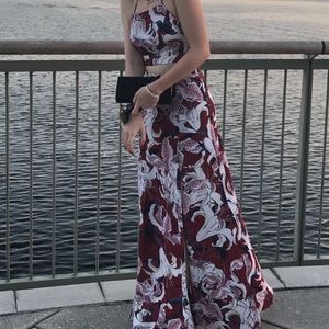 Two Piece Prom Dress